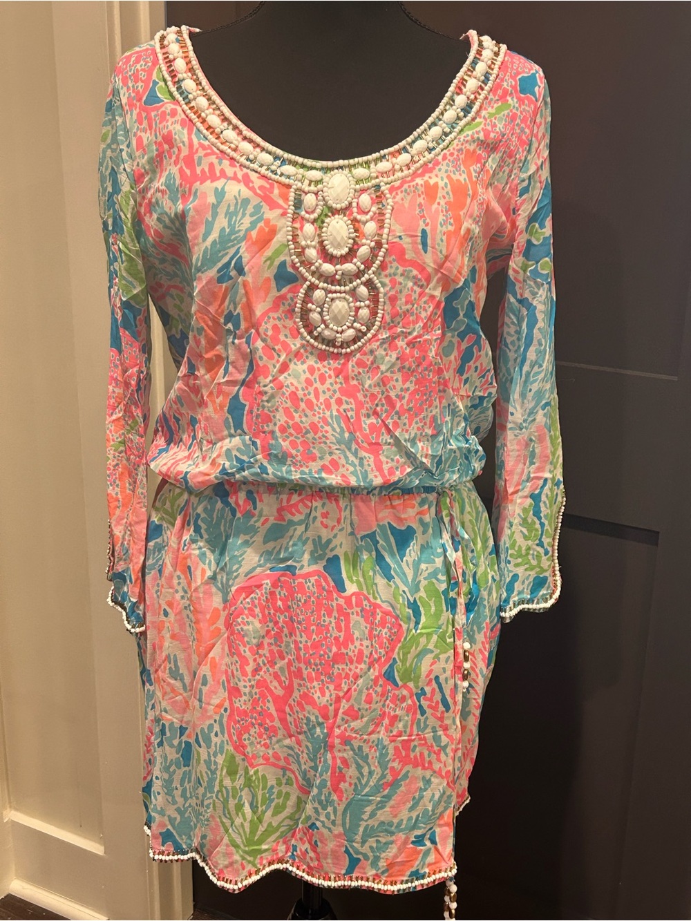 Lilly Pulitzer Delisa Dress Letโs Cha Cha Size Small